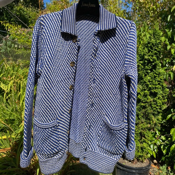 L.L Bean Norwegian sweater cardigan - Picture 1 of 5